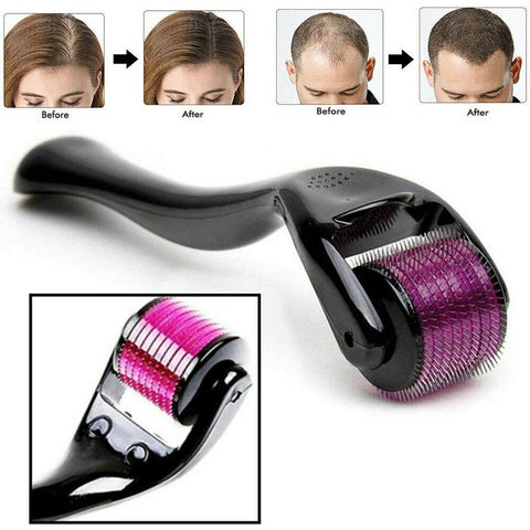 Derma Roller 0.5mm | 540 Micro Needles | Professional Microneedling for Face, Beard & Hair Growth